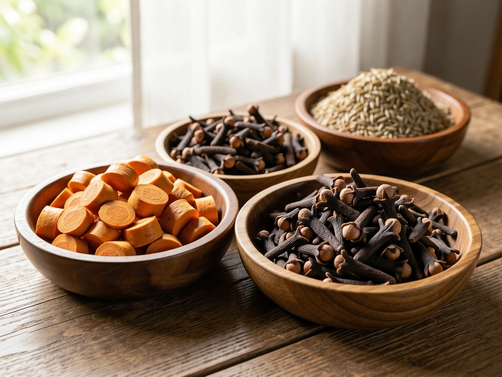 Bahan herbal berkualitas tinggi